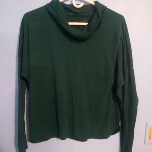 EUC Loft M cowl necked shirt